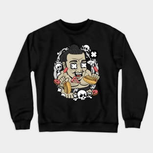 Sumo Player Junk Food Crewneck Sweatshirt